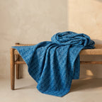 Sky Stone Cotton Reversible Kantha Throw
