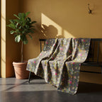 Sun Marigold Cotton Reversible Kantha Throw