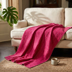 Lotus Petal Cotton Reversible Kantha Throw
