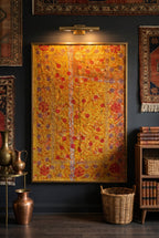Heirloom Stone Luxury Vintage Suzani Kantha Throw