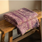 Eternal Stitch Hand-Made Kantha Throw Blanket