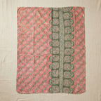 Desert Mirage Hand-Made Kantha Throw Blanket