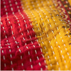Sacred Stitch Hand-Made Kantha Throw Blanket