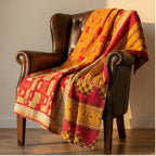 Sacred Stitch Hand-Made Kantha Throw Blanket