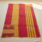 Sacred Stitch Hand-Made Kantha Throw Blanket
