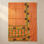 Monsoon Echo Hand-Made Kantha Throw Blanket