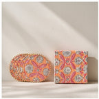 Ember Clay Handmade Royal Tea Coaster Set