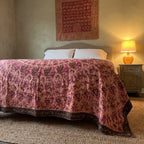 Bunchberry Handmade Aari Work Bedspread