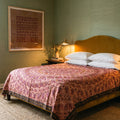 Bunchberry Handmade Aari Work Bedspread