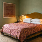 Bunchberry Handmade Aari Work Bedspread