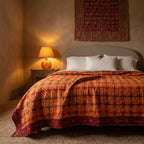 Fireweed Handmade Aari Work Bedspread