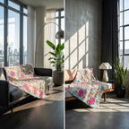Terra Whispering Luxury Vintage Suzani Kantha Throw