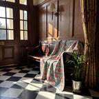 Or Bloom Luxury Vintage Suzani Kantha Throw