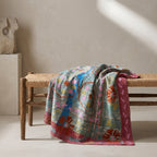 Maple Verse Reversible Luxury Vintage Suzani Kantha Throw