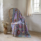 Dew Reverie Reversible Luxury Vintage Suzani Kantha Throw