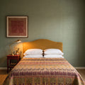 Fern Whisper Handmade Appliqué Queen Bedspread
