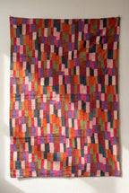 Maple Haven Kantha Patchwork Embroidered Pure Cotton Wall Tapestry