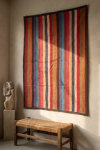 Mist Sonata Kantha Patchwork Embroidered Pure Cotton Wall Tapestry
