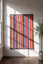 Mist Sonata Kantha Patchwork Embroidered Pure Cotton Wall Tapestry