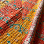 Nomad Trail Vintage Cotton Kantha Throw