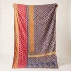 Reverse side 7 – Dream Mist Vintage Cotton Kantha Throw