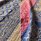 Reverse side 2 – Dream Mist Vintage Cotton Kantha Throw