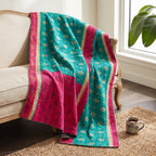 Reverse side 1 – Dawn Soft Vintage Cotton Kantha Throw