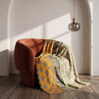 Heirloom Passage Vintage Cotton Kantha Throw