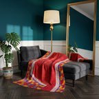 Reverse side 3 – Enchanted Indigo Vintage Cotton Kantha Throw