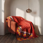 Reverse side 4 – Enchanted Indigo Vintage Cotton Kantha Throw
