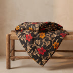 Meadow Journey Vintage Cotton Kantha Throw