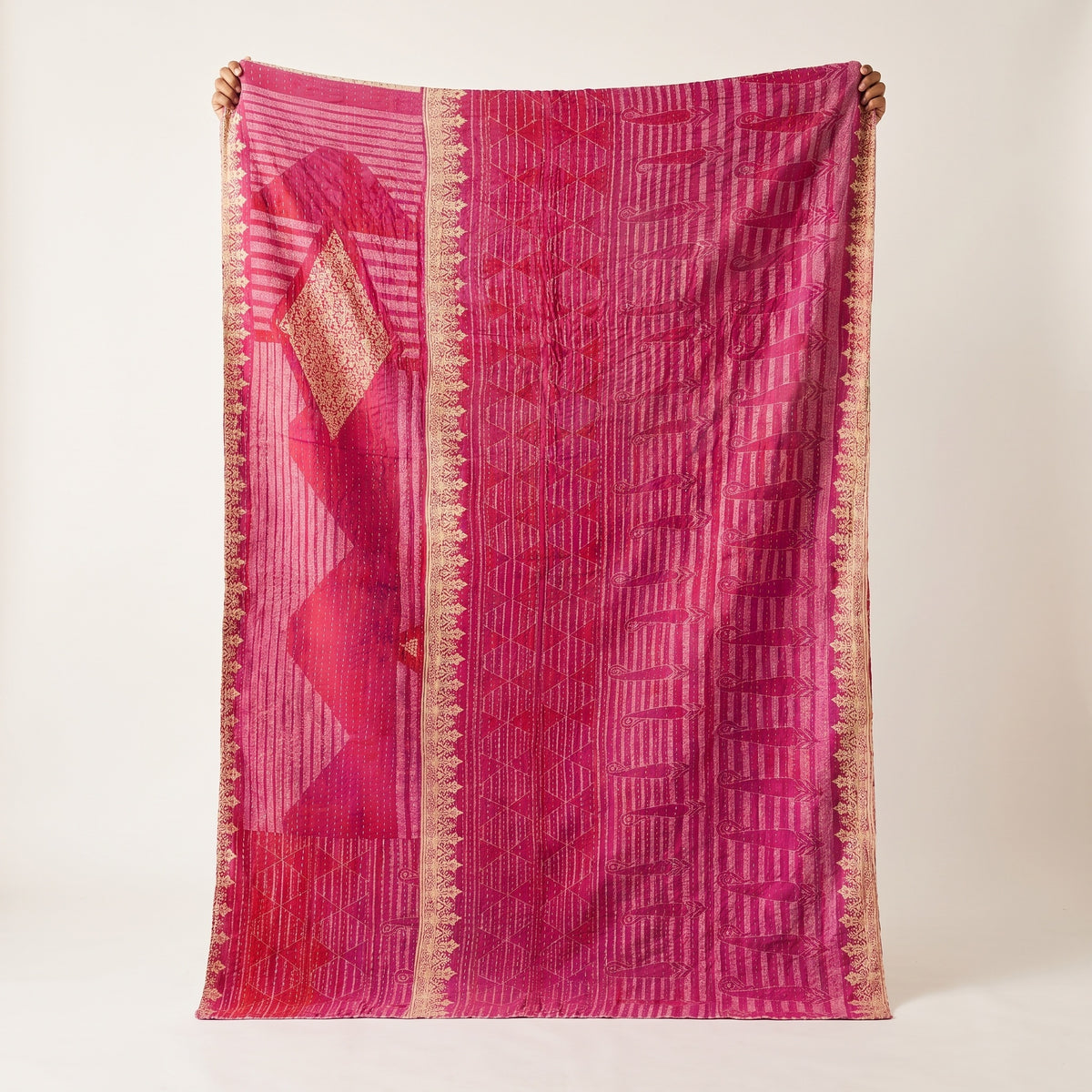 Quiet Nomad Vintage Cotton Kantha Throw