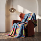 Reverse side 4 – Whisper Cobalt Vintage Cotton Kantha Throw