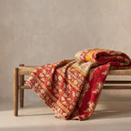Wanderer's Tale Vintage Cotton Kantha Throw