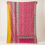 Heritage Journey Vintage Cotton Kantha Throw