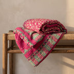 Heritage Journey Vintage Cotton Kantha Throw