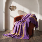 Reverse side 4 – Luminous Indigo Vintage Cotton Kantha Throw