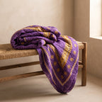 Reverse side 6 – Luminous Indigo Vintage Cotton Kantha Throw