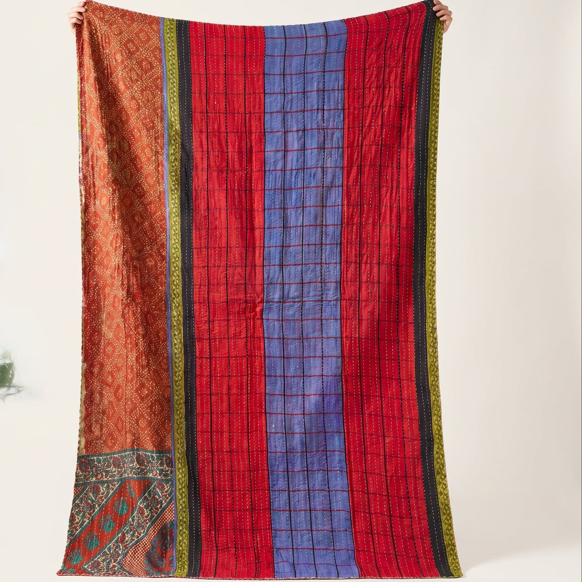 Nomad Story Vintage Cotton Kantha Throw