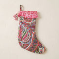 Crimson Lotus Christmas Stocking