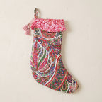 Crimson Lotus Christmas Stocking