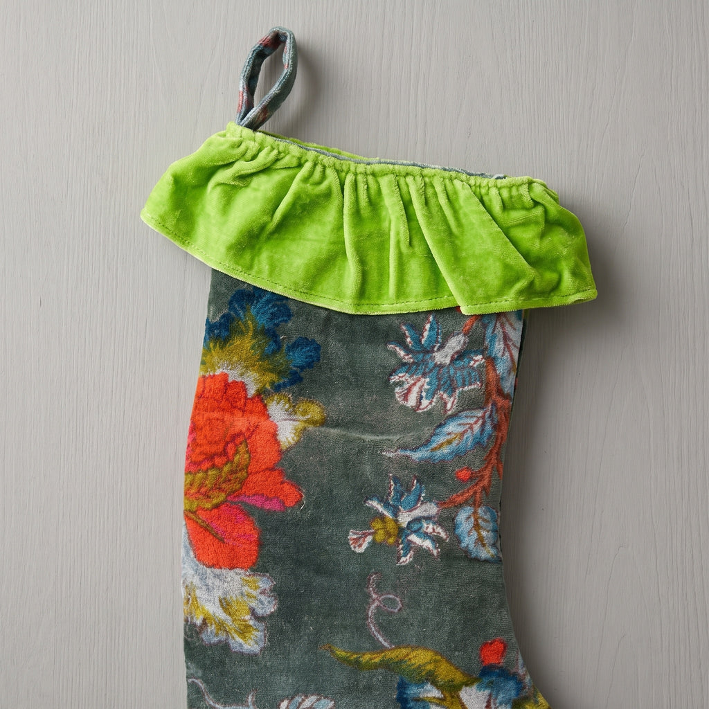 Heirloom Terracotta Christmas Stocking
