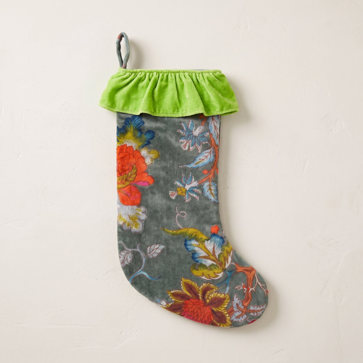 Heirloom Terracotta Christmas Stocking