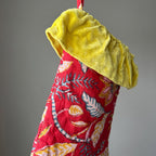Gilded Amber Christmas Stocking