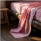 Verde Fern Hand Block Printed King Bedsheet