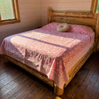 Verde Fern Hand Block Printed King Bedsheet