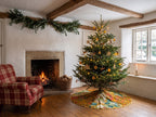 Hearth Solstice Reversible Velvet Patchwork Christmas Tree Skirt