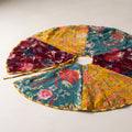 Noel Reverie Reversible Velvet Patchwork Christmas Tree Skirt