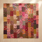 Aura Indigo Luxury Patola Kantha Bedspread