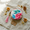 Bloom Indigo Cotton Block Printed Coin Purse